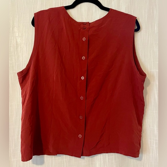 Vintage Notations Top with Button Up Back - Picture 3 of 6